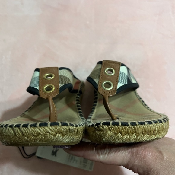 Burberry Authentic Wedge Sandals - Picture 7 of 11